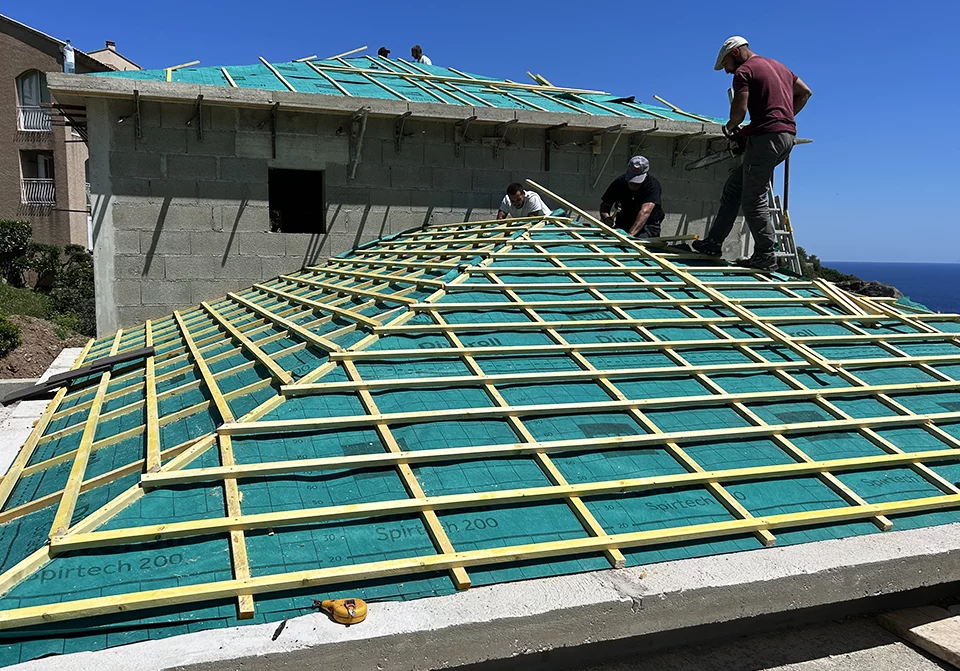 Équipe sur chantier